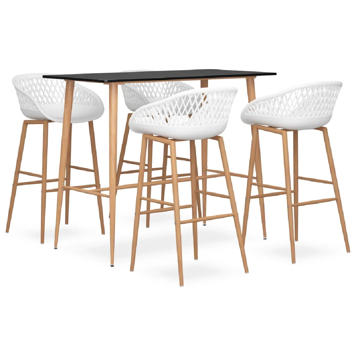 vidaXL Ensemble de Bar 5 pcs et - vue 5