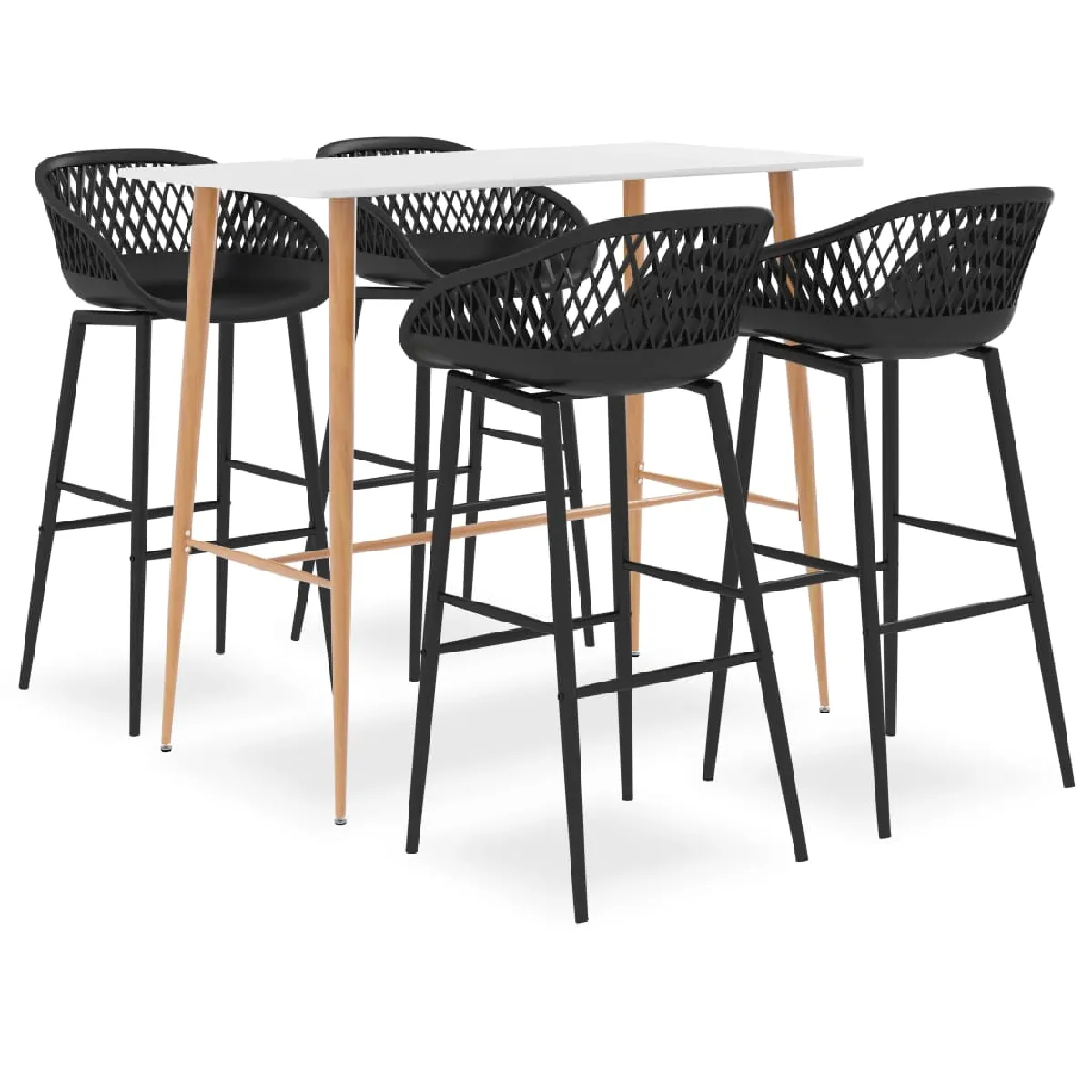 vidaXL Ensemble de Bar 5 pcs et - vue 5