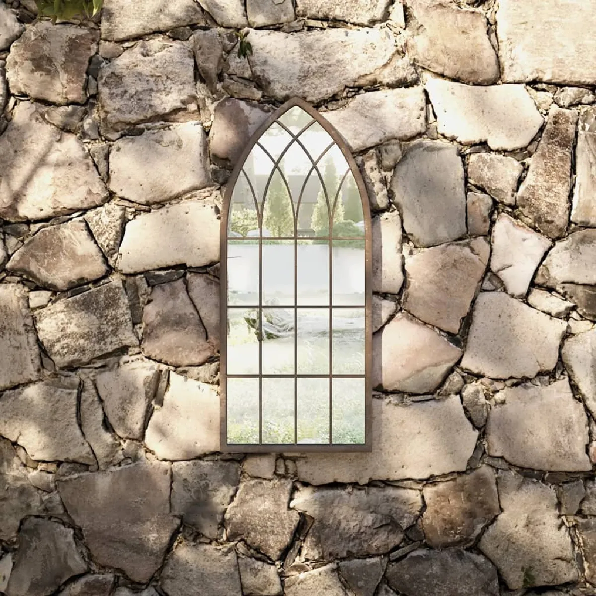 VidaXL Miroir de jardin Sable 70x30 cm - vue 3