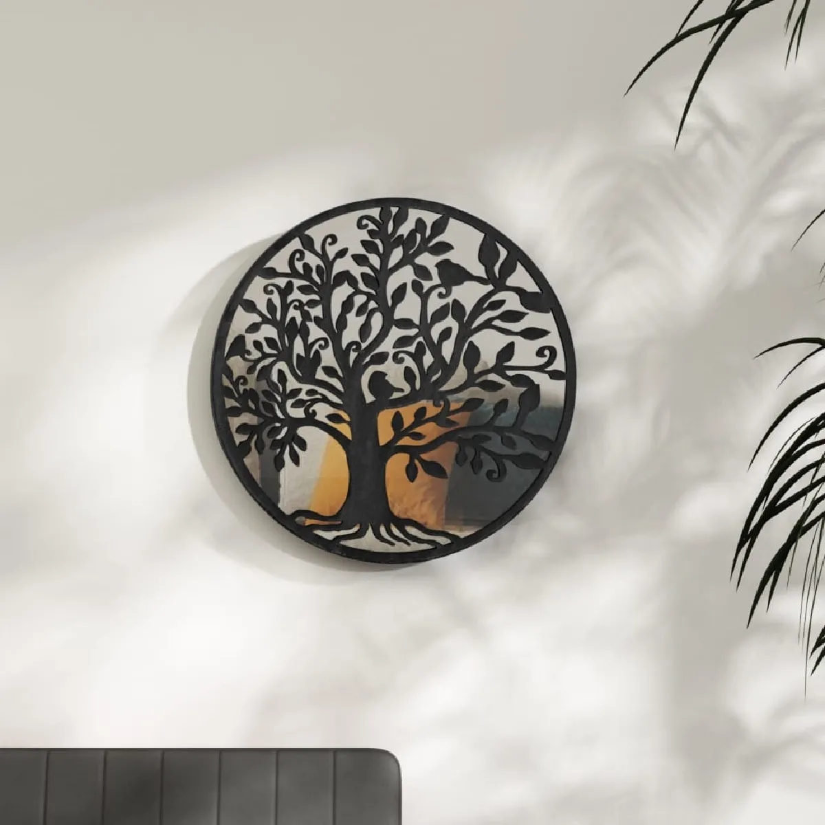 VIDAXL Miroir rond 40 cm