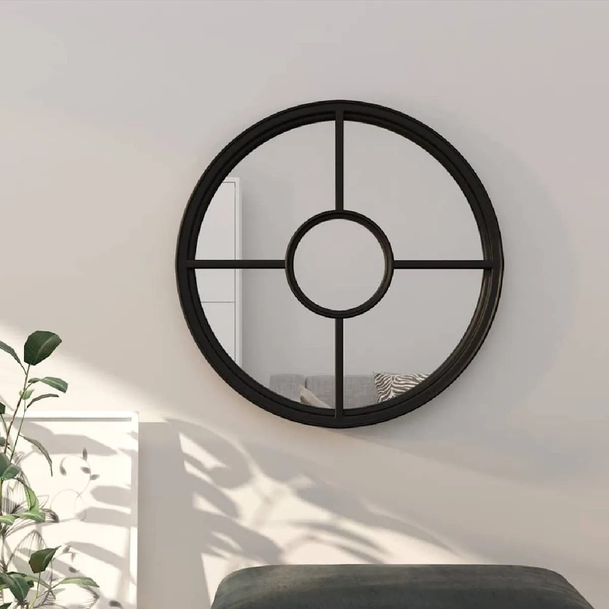 Vidaxl Noir Miroir Intérieur