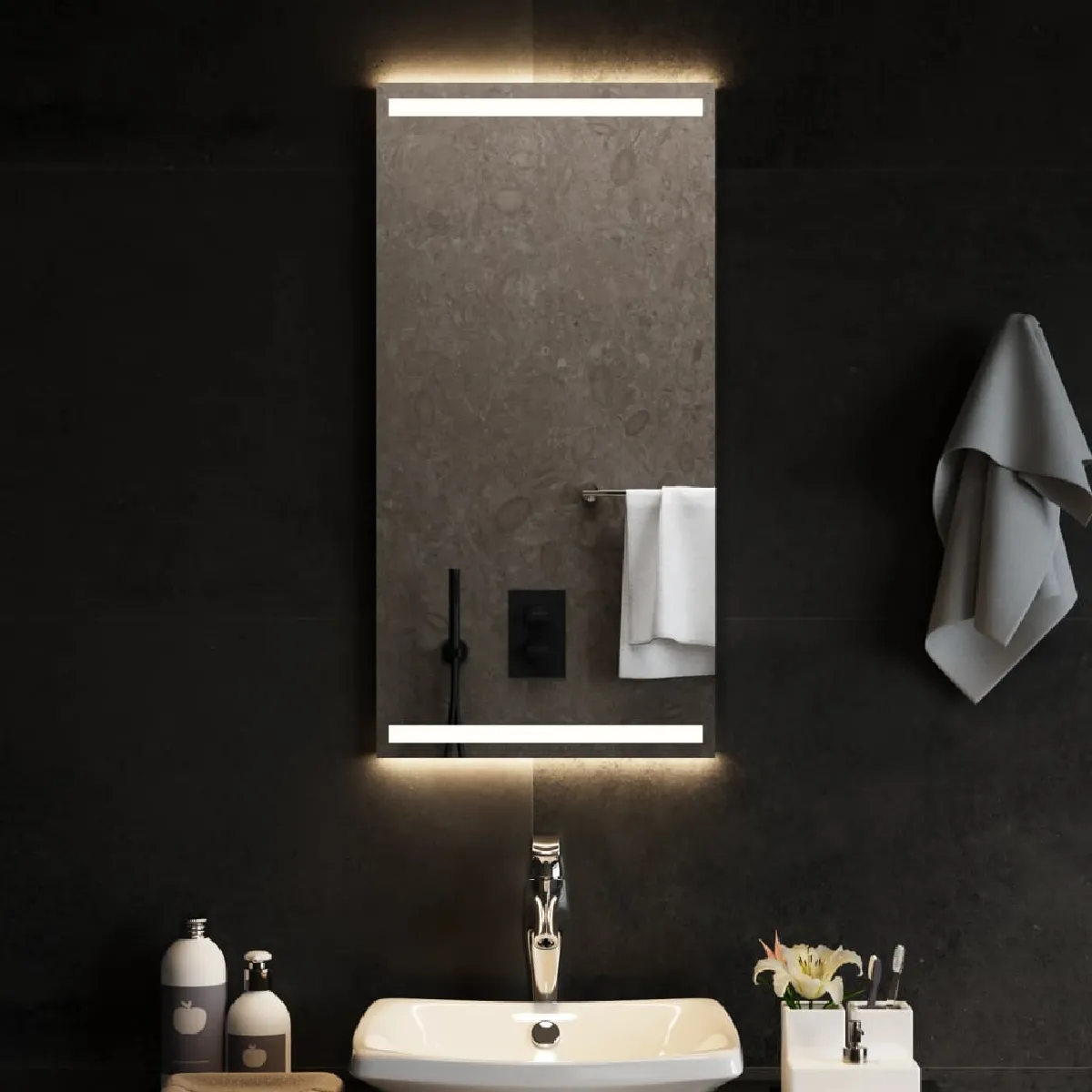 vidaXL Miroir salle de bain LED - vue 1