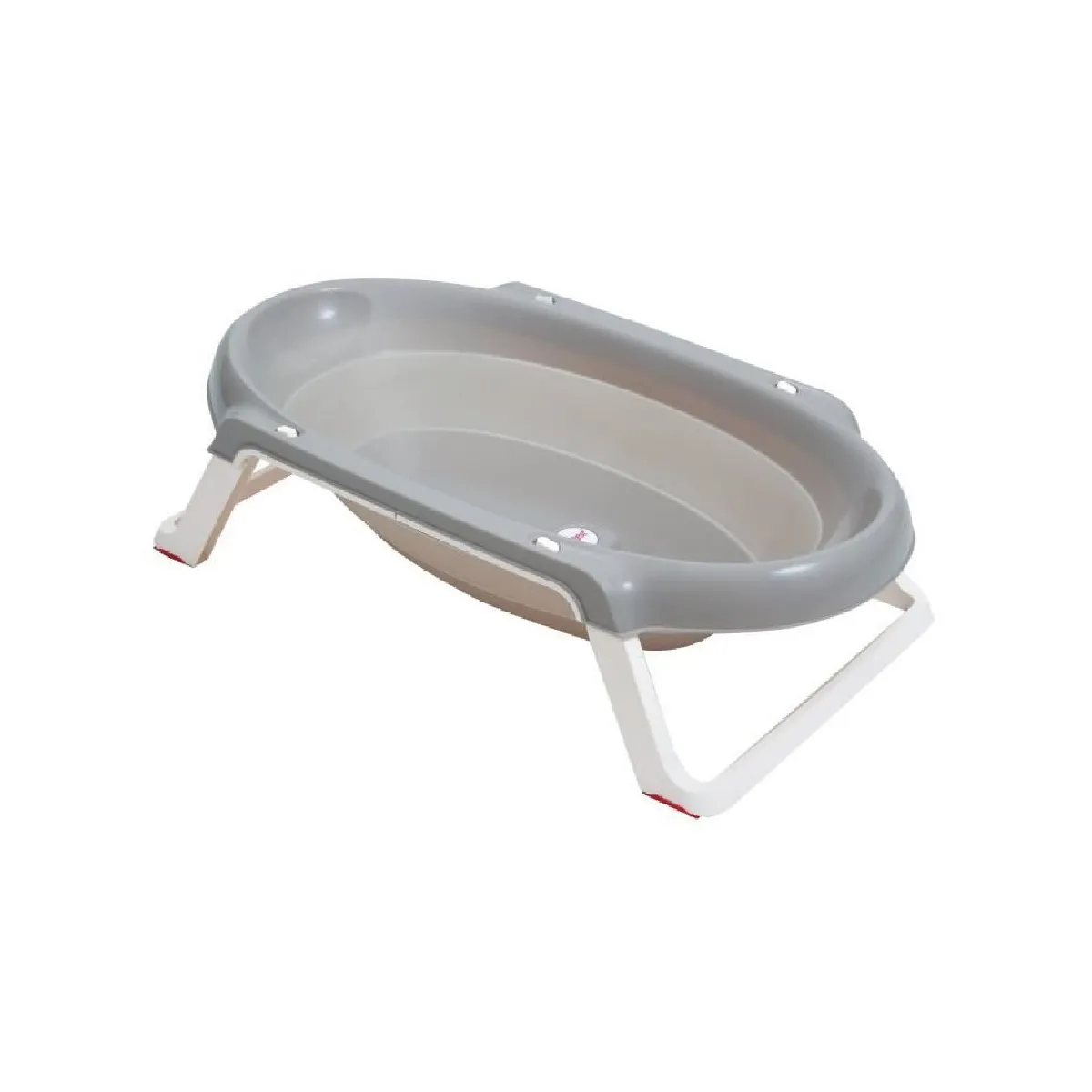 Baignoire b&eacute;b&eacute; pliable grise Tigex