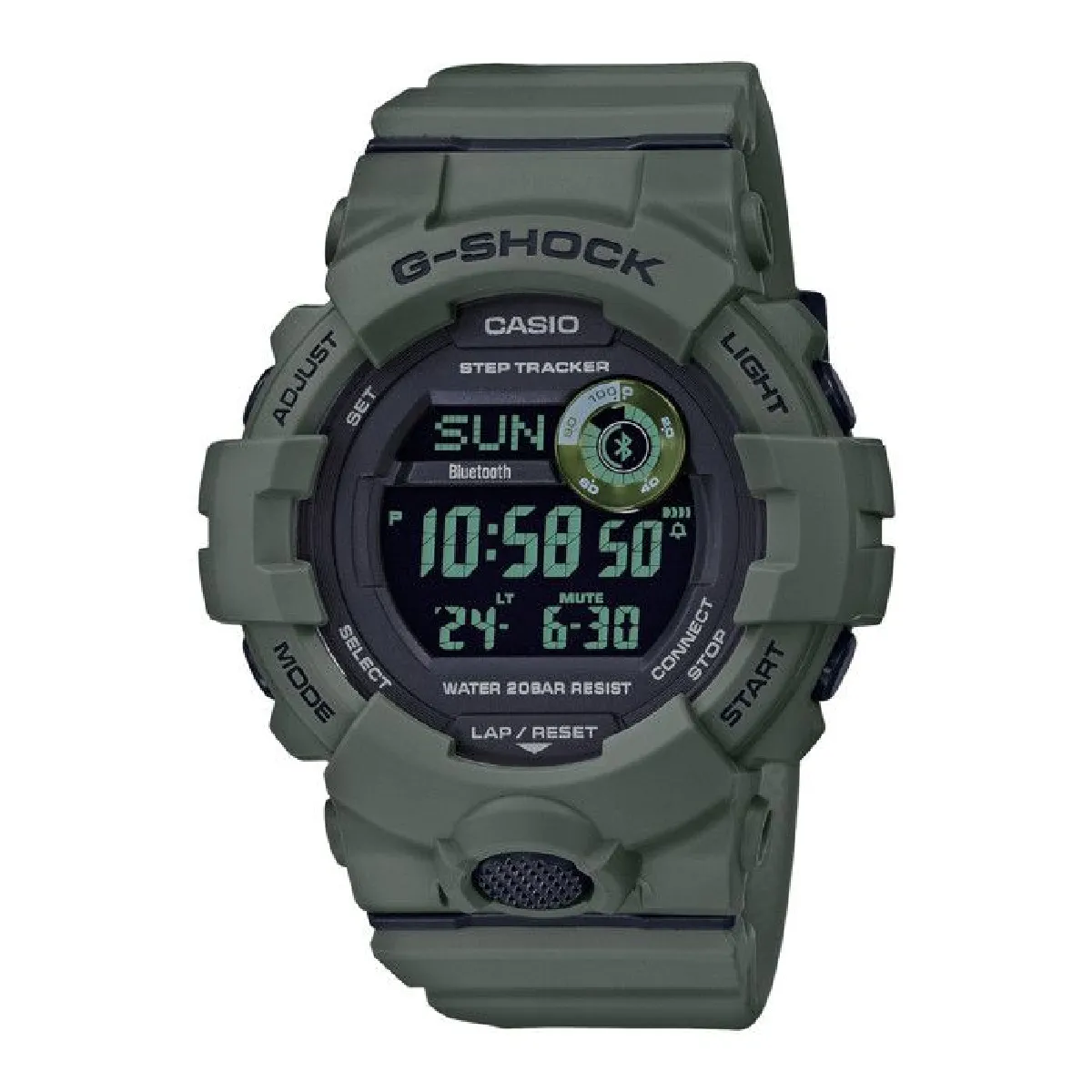 Homme Casio G-Shock GBD-800UC-3ER - Bracelet Résine Vert