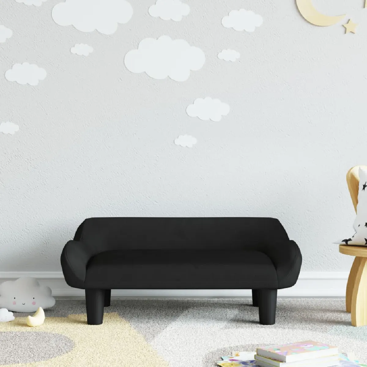 vidaXL Canapé Enfant Velours - vue 9