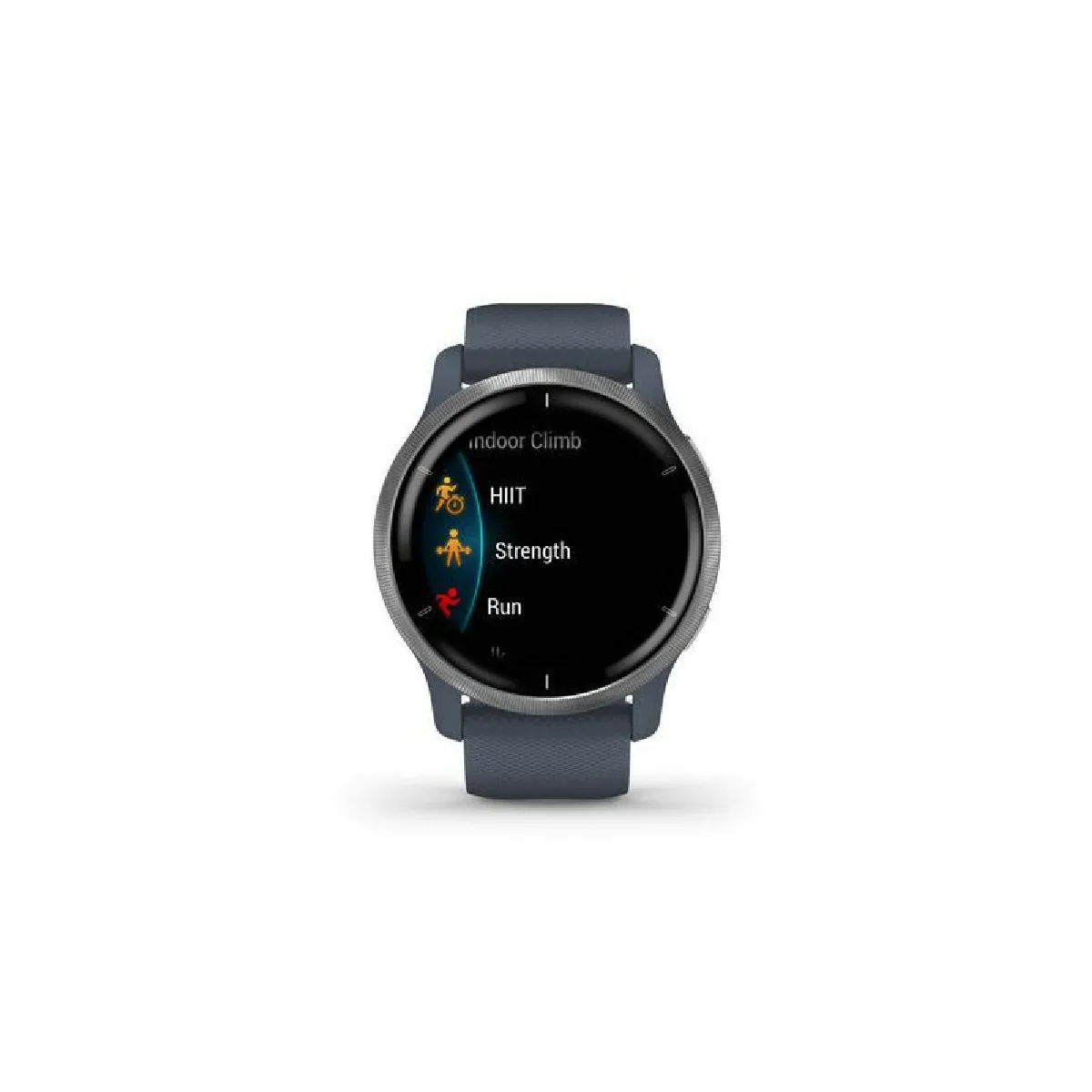 Montre connectée Mixte Garmin - VENU 2  010-02430-10 - Bracelet Silicone Bleu