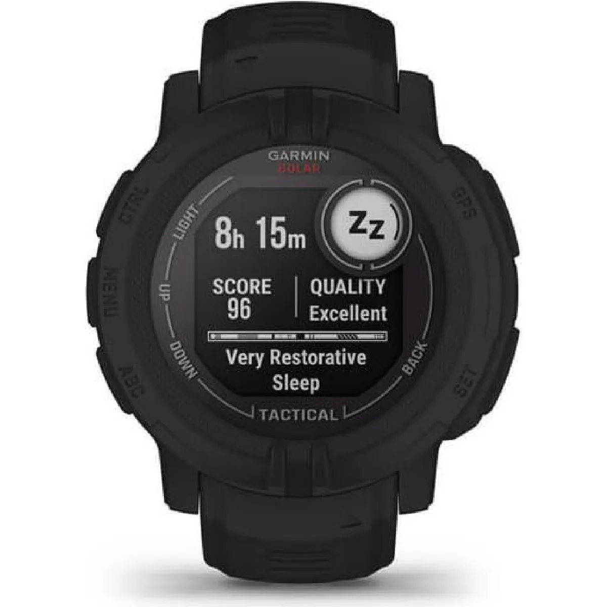 Garmin Instinct 2 Solar Tactical Edition 45 Mm Montre De Sport Avec Bracelet Silicone Taille Du Poignet : 135 230 Mm Monochrome 32 Mo Bluetooth Ant+ 53 G - vue 5