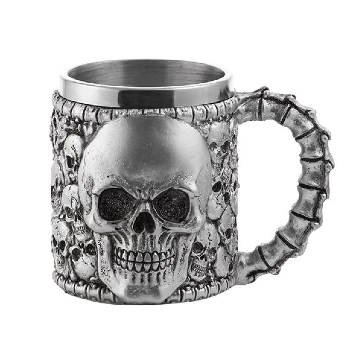 Tasse crâne inox - Mug 3D