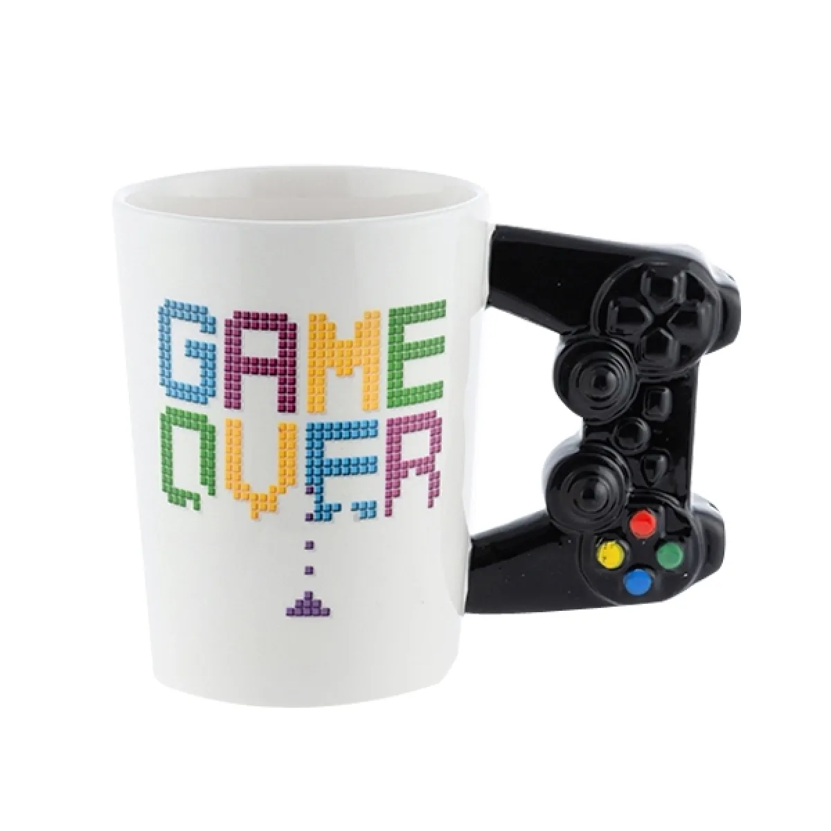 GENERIQUE - Tasse Game Over avec Anse Manette de Jeu - Mug Gaming Rétro - Image 3