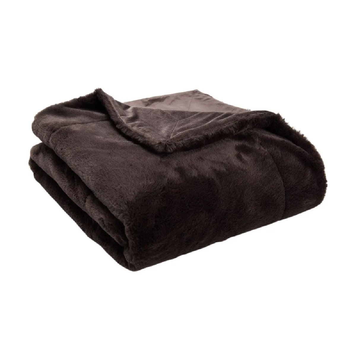 AMADEUS  Plaid Luxe Chocolat
