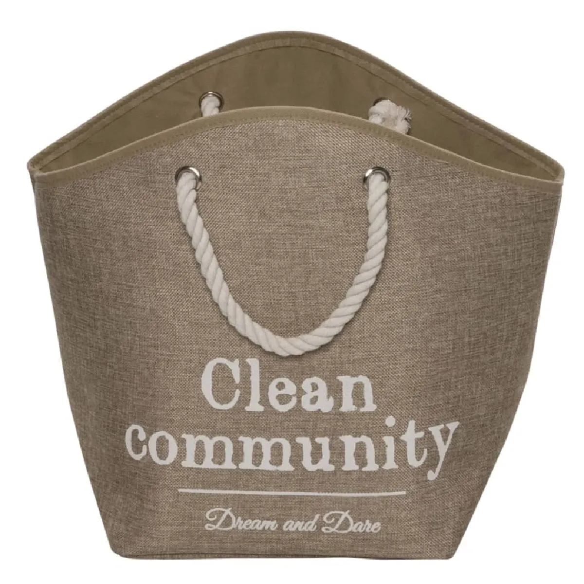 Comparer les prix de D&D Grotte pour animaux de compagnie Sac à linge Beige