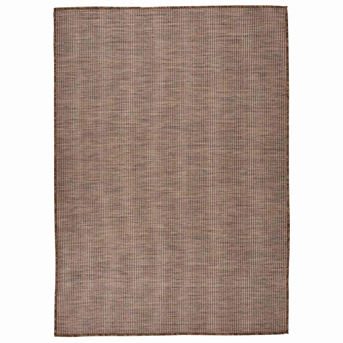 Non Communiqué Brun Vidaxl Buitenkleed Platgeweven 140X200 Cm Bruin340789 - Image 3