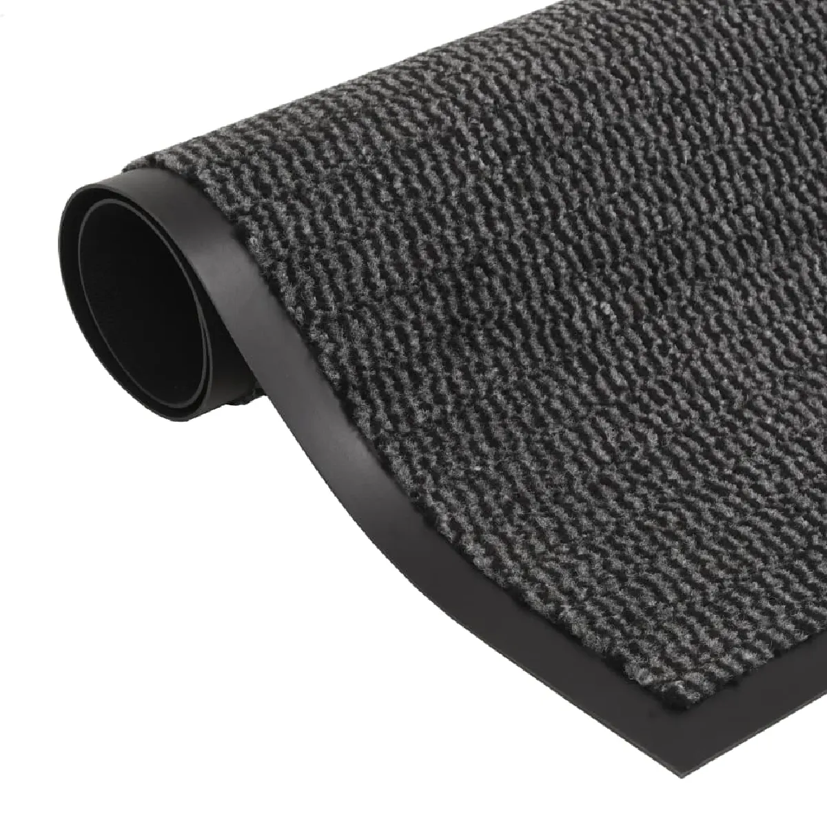 vidaXL - Paillasson Rectangulaire - 90 x 150 cm - Anthracite - Image 2