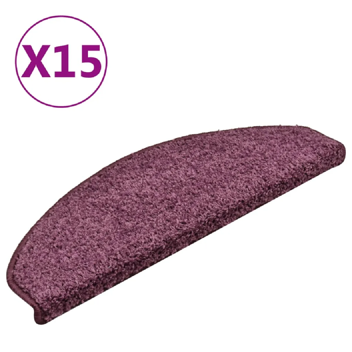 VidaXL Tapis de Marches d'Escalier - vue 4