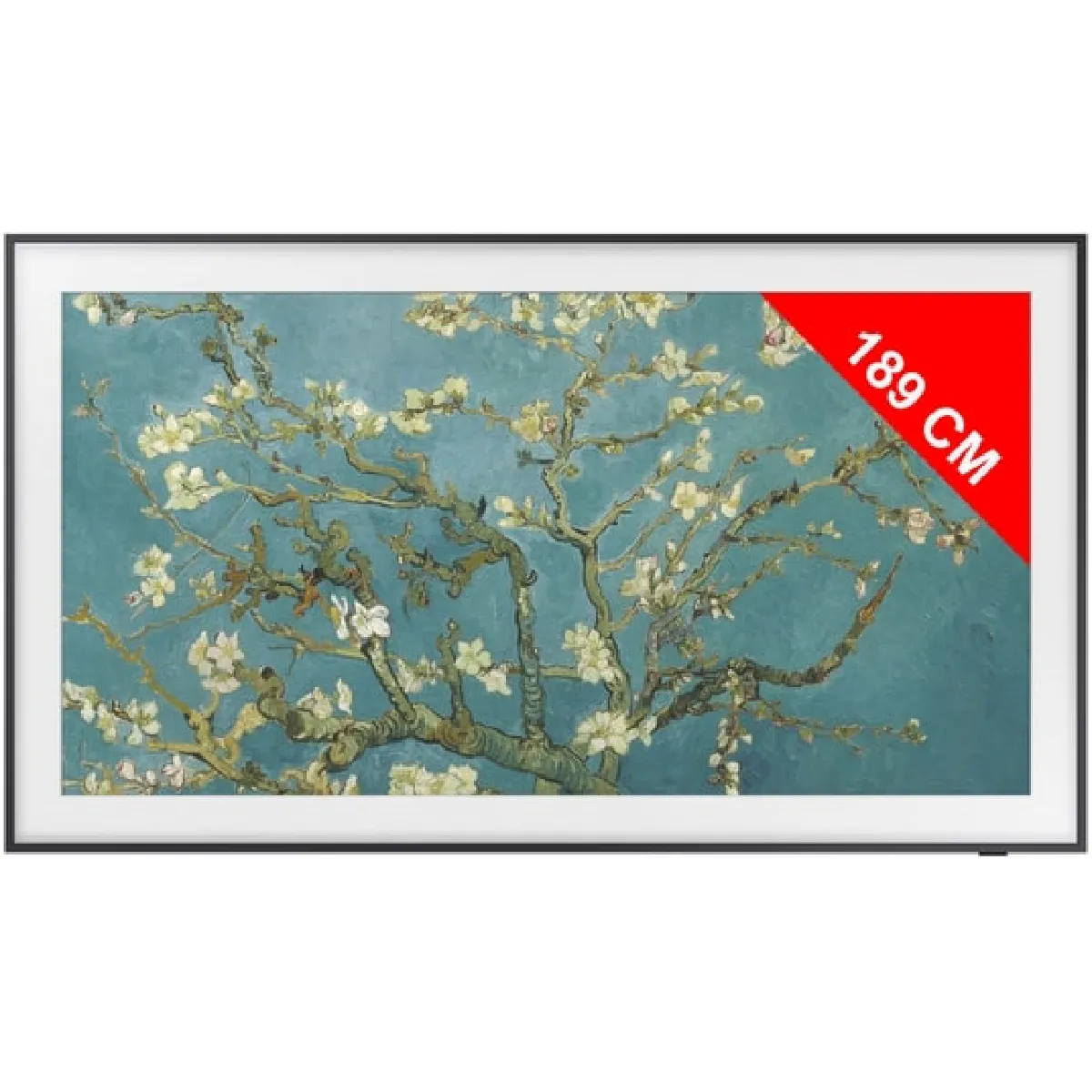 SAMSUNG THE FRAME QE75LS03B TV QLED 75 2022 - vue 3