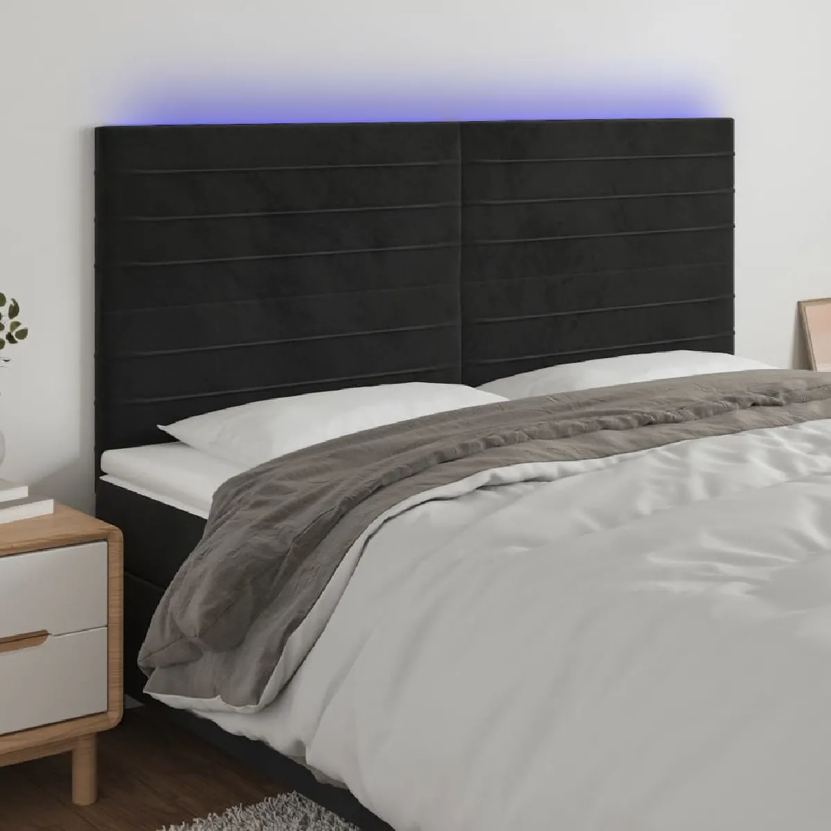 vidaXL Tête de lit avec LED - vue 3