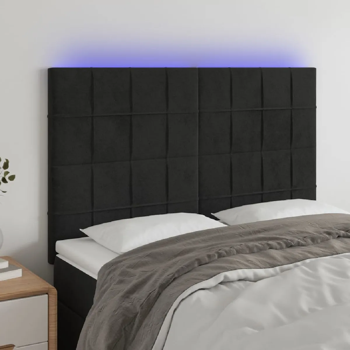 vidaXL Tête de lit à LED 128 cm - vue 3