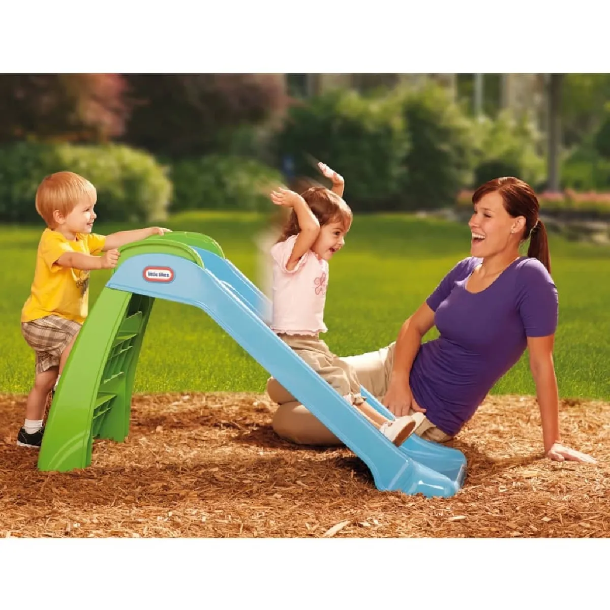 LITTLE TIKES Toboggan bleu  First