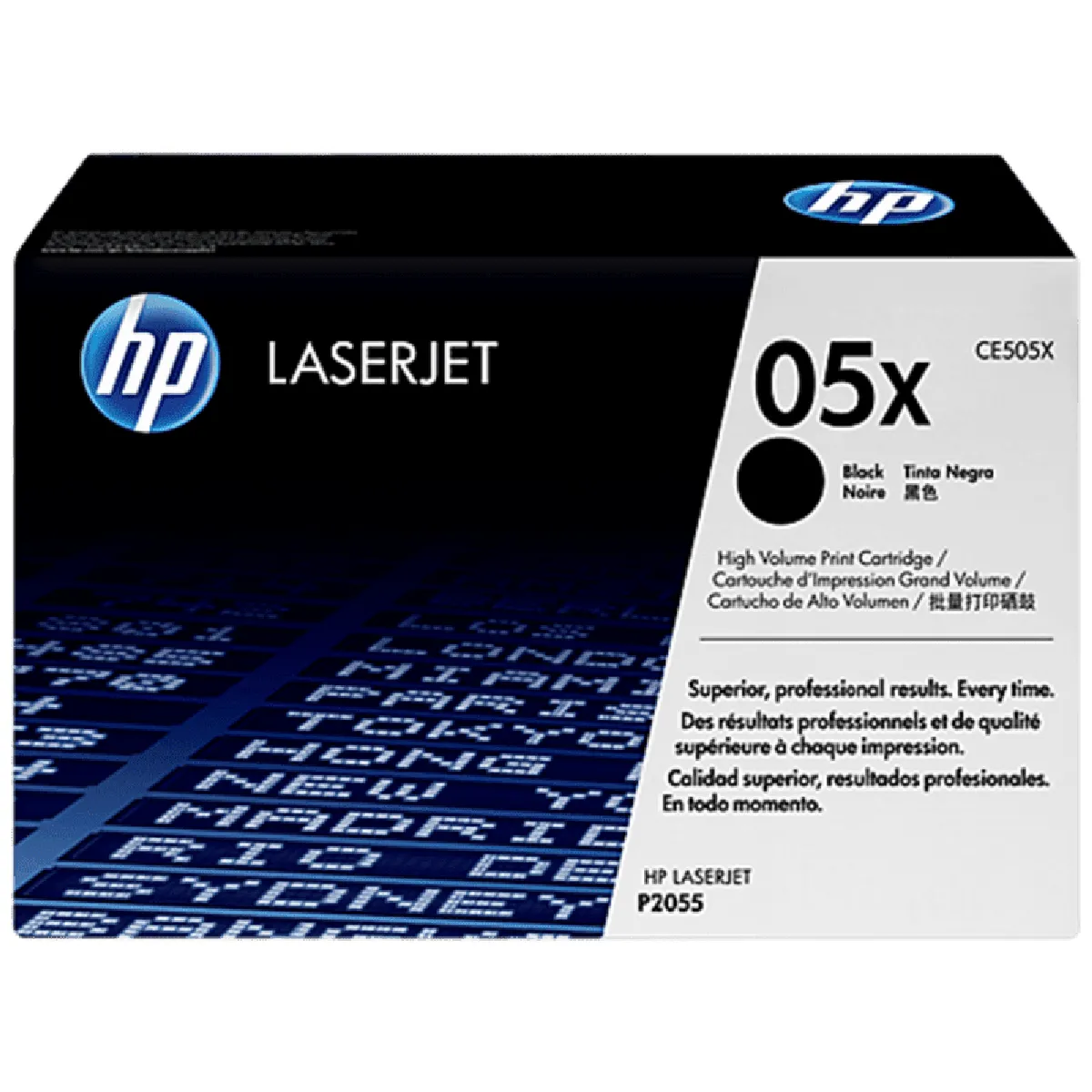 HP 05X CE505X Cartouche de toner 1 x 6500 pages - vue 4