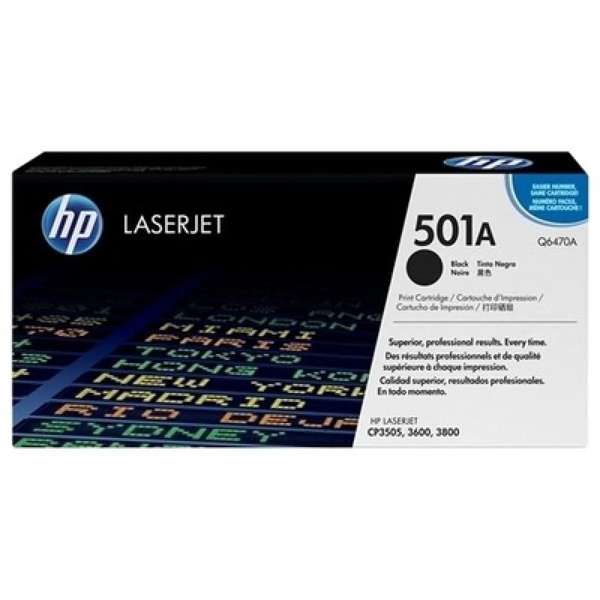 HP 501A Toner - Noir