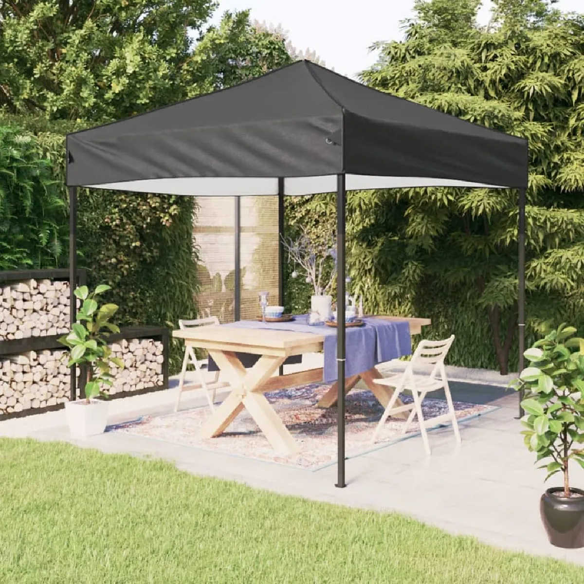 vidaXL Tente de réception pliable 3x3 - vue 4