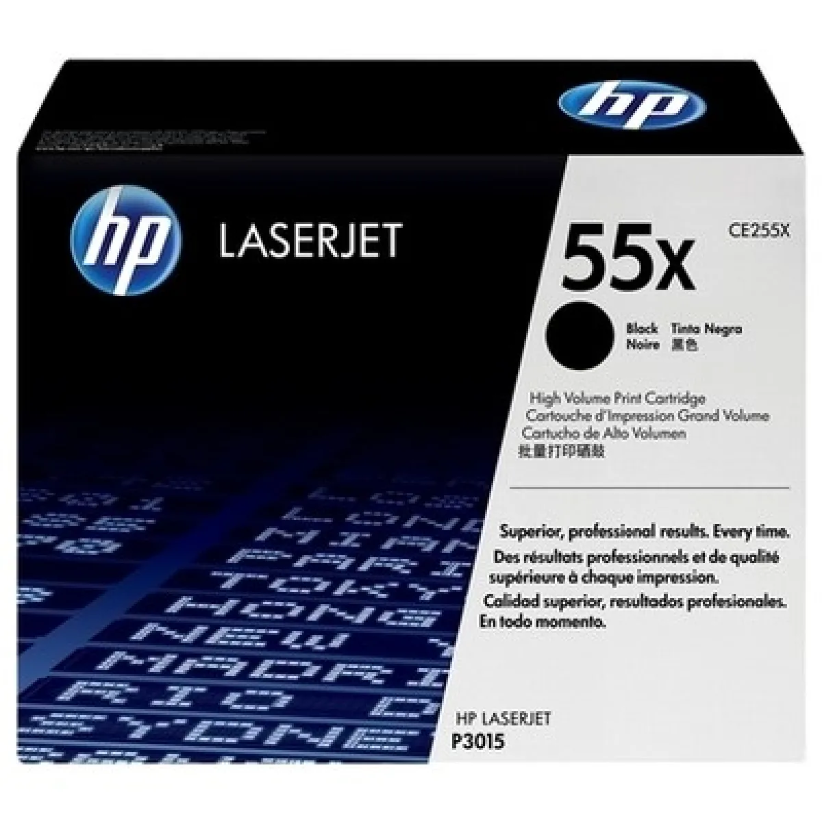 HP 55X À rendement élevé original LaserJet cartouche de toner CE255X pour LaserJet Enterprise MFP M525 LaserJet Enterprise Flow MFP M525 LaserJet Managed MFP M525 - vue 7