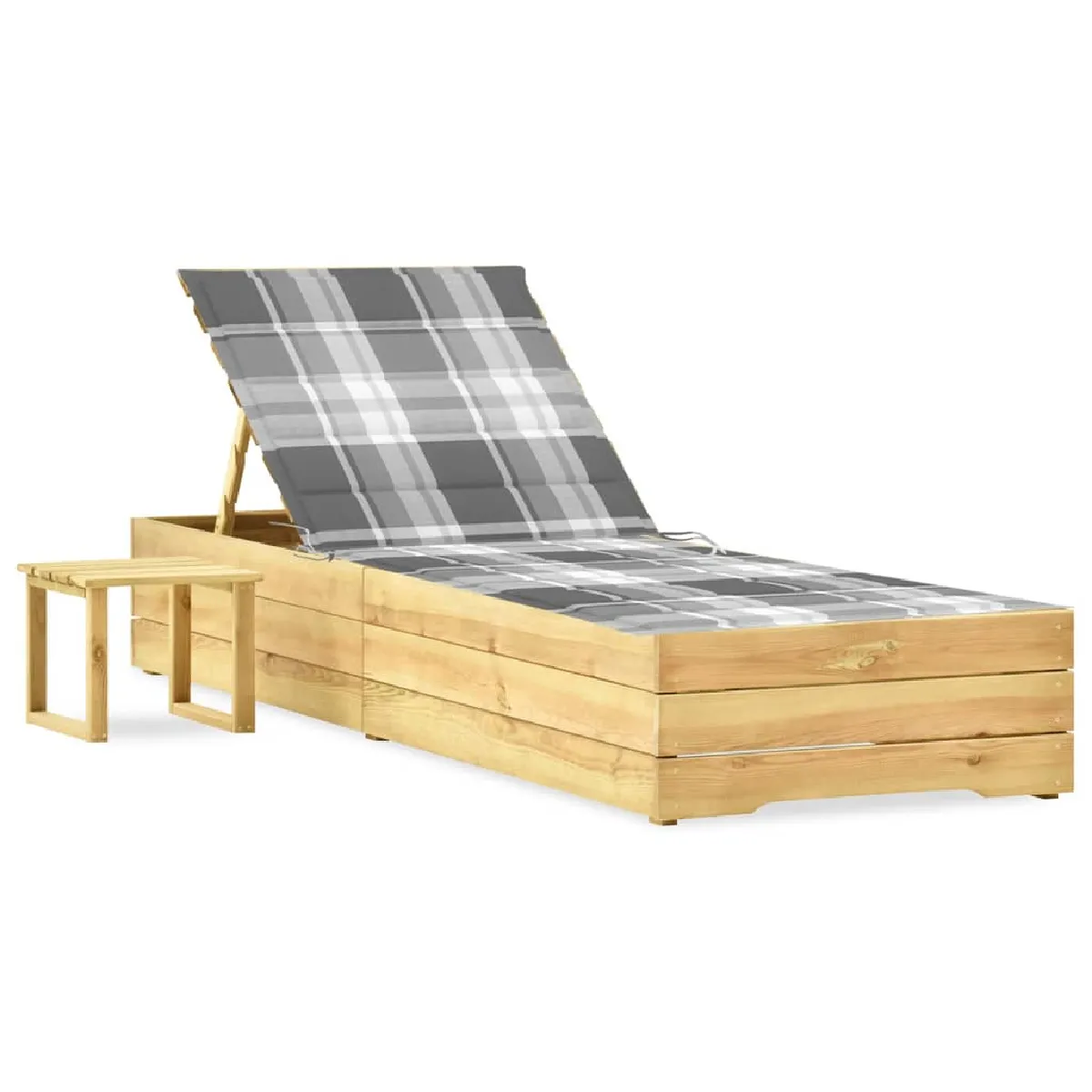 vidaXL Chaise longue de jardin - vue 5