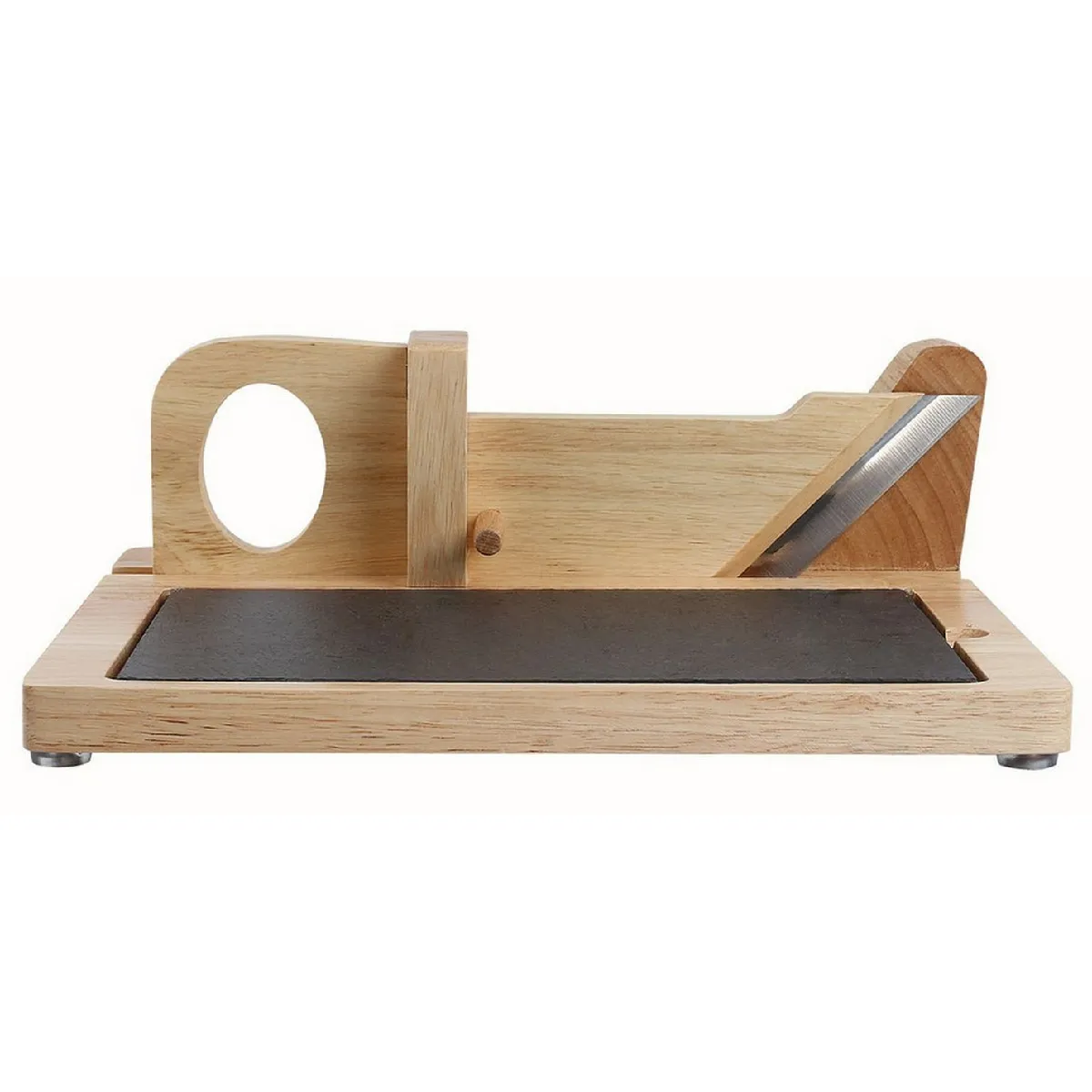 Kitchen Artist Guillotine À Saucisson Avec Plateau En Ardoise
