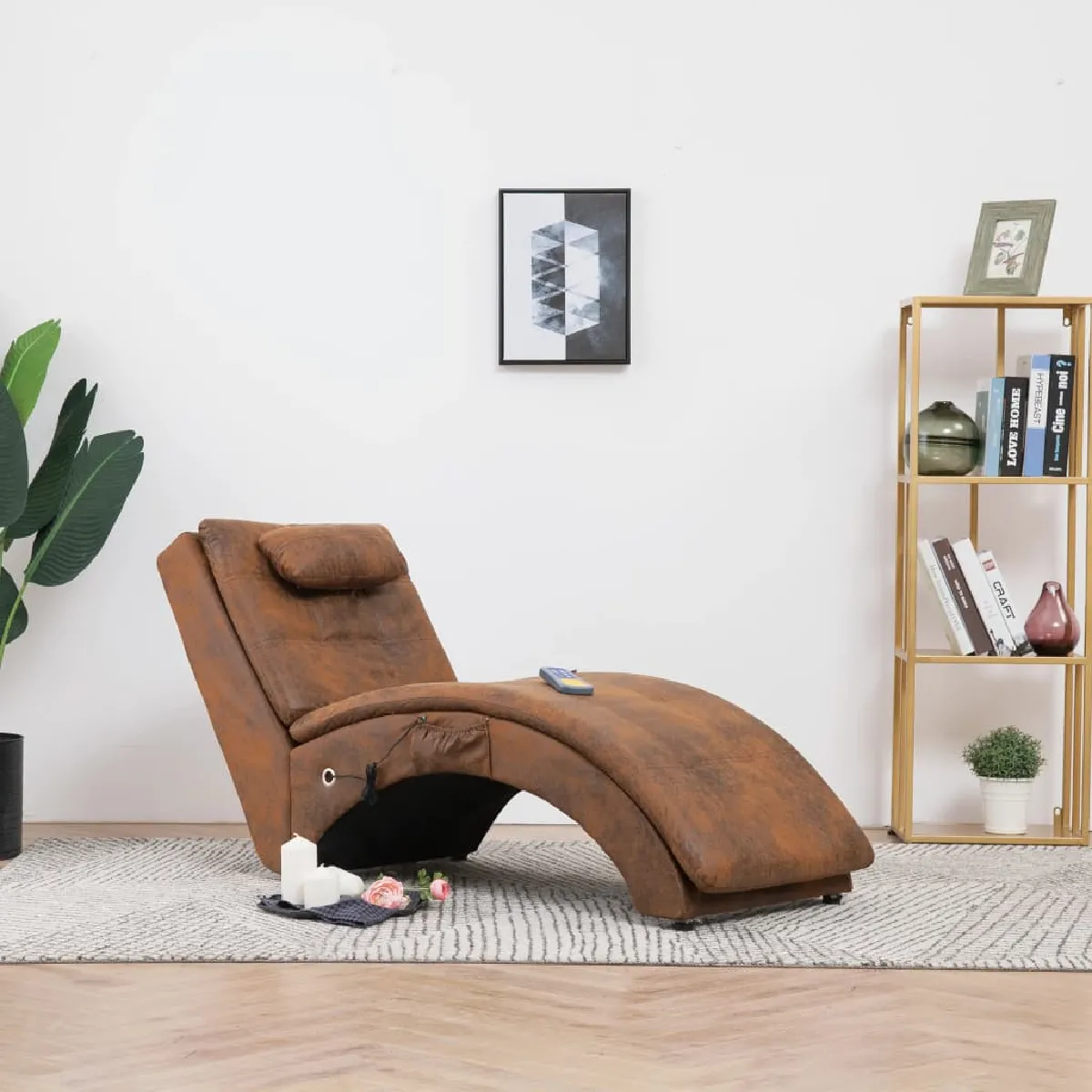 vidaXL Chaise Longue de Massage - vue 2