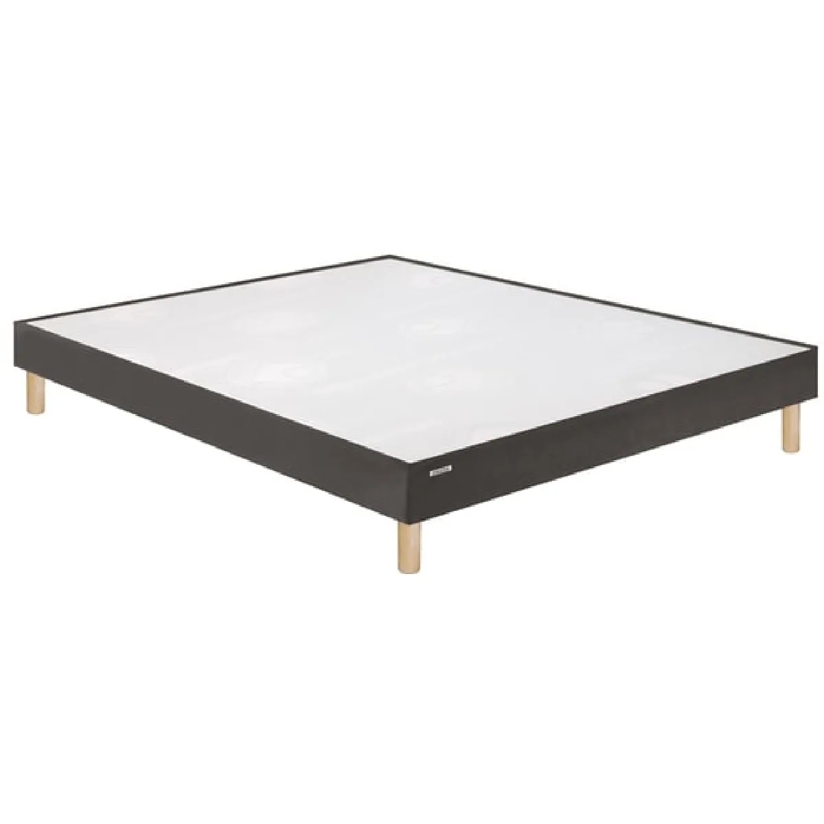 Bultex Sommier cadre à lattes - Gris foncé Bultex Sommier cadre à lattes - Gris foncé