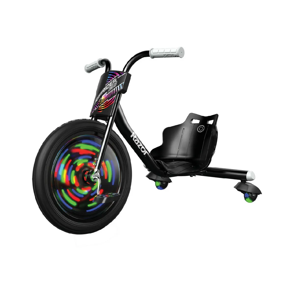 RAZOR  RipRider 360 Lightshow - Tricycle drift enfant - Noir