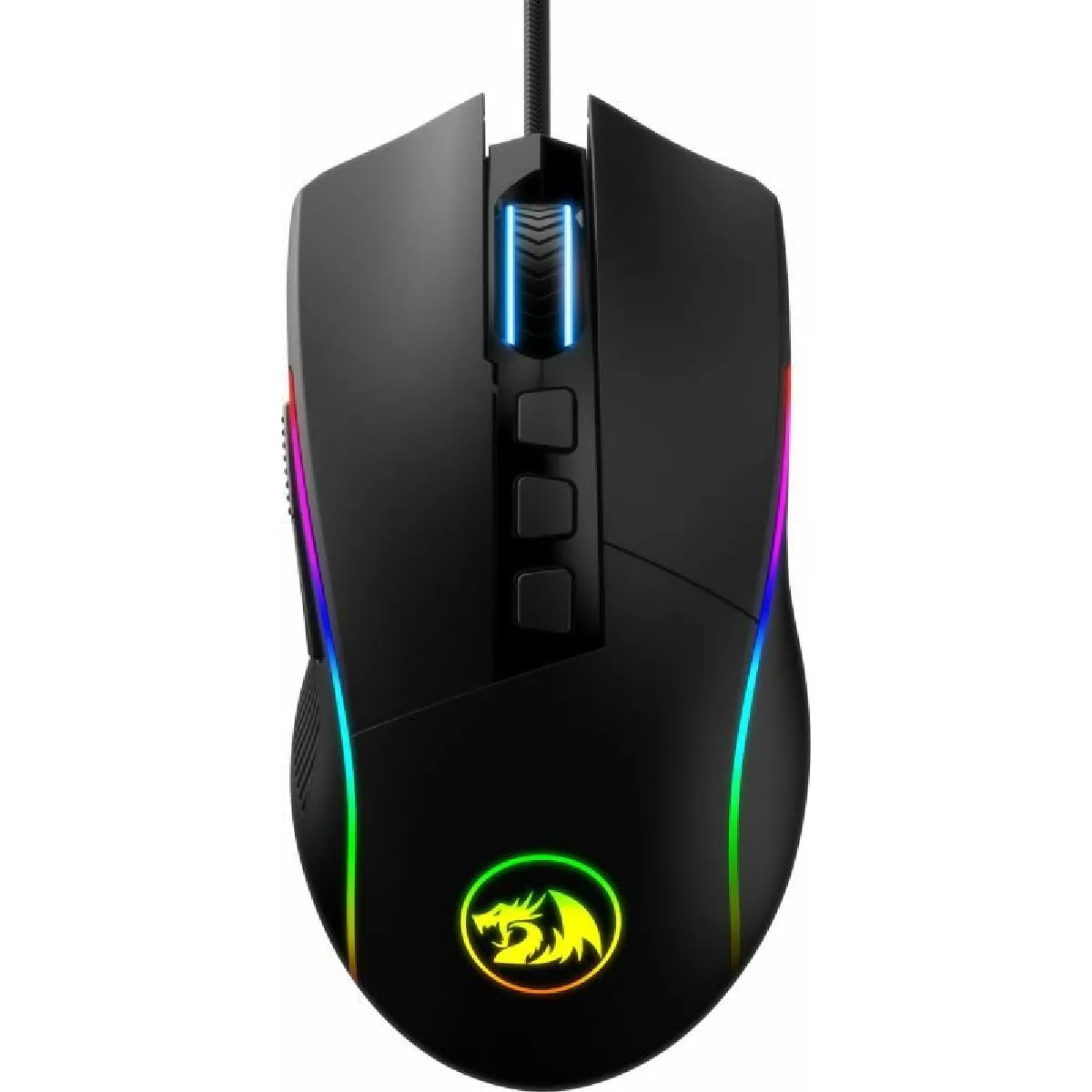 REDRAGON Souris Lonewolf 2 M721-Pro Filaire Jeux USB 10 Boutons Noir 