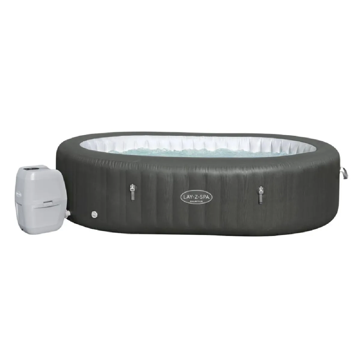 Spa gonflable BESTWAY Lay Z Spa Mauritius 270 x 180 x 71 cm 5 à 7 places Ovale Couverture cartouche et diffuseur - vue 2