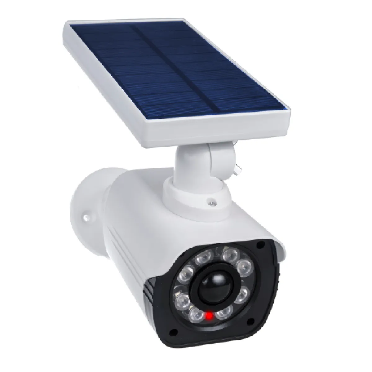 MACLEAN caméra factice solaire LED clignotante