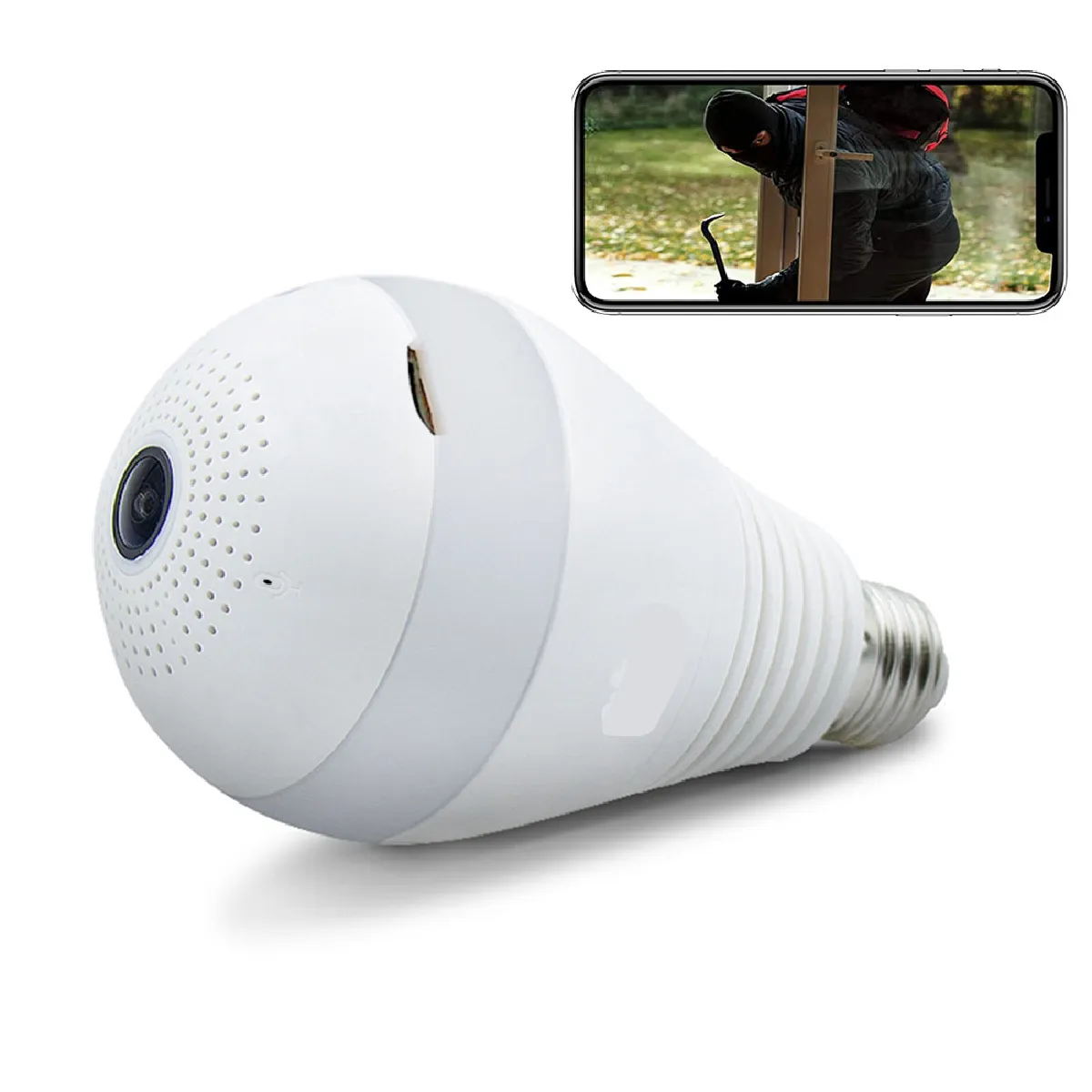 Yonis Ampoule Caméra Ip + Sd 4Go