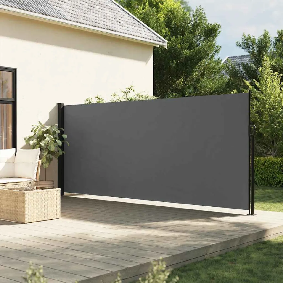 vidaXL Auvent Latéral Rétractable 180x600 cm - vue 3