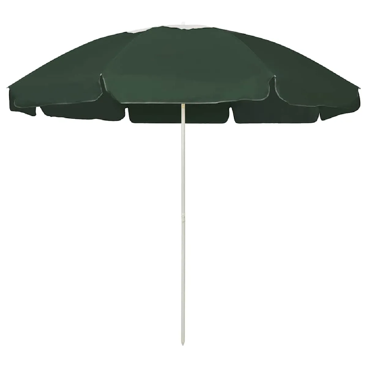 Vidaxl Parasol de plage vert 240 cm - vue 3