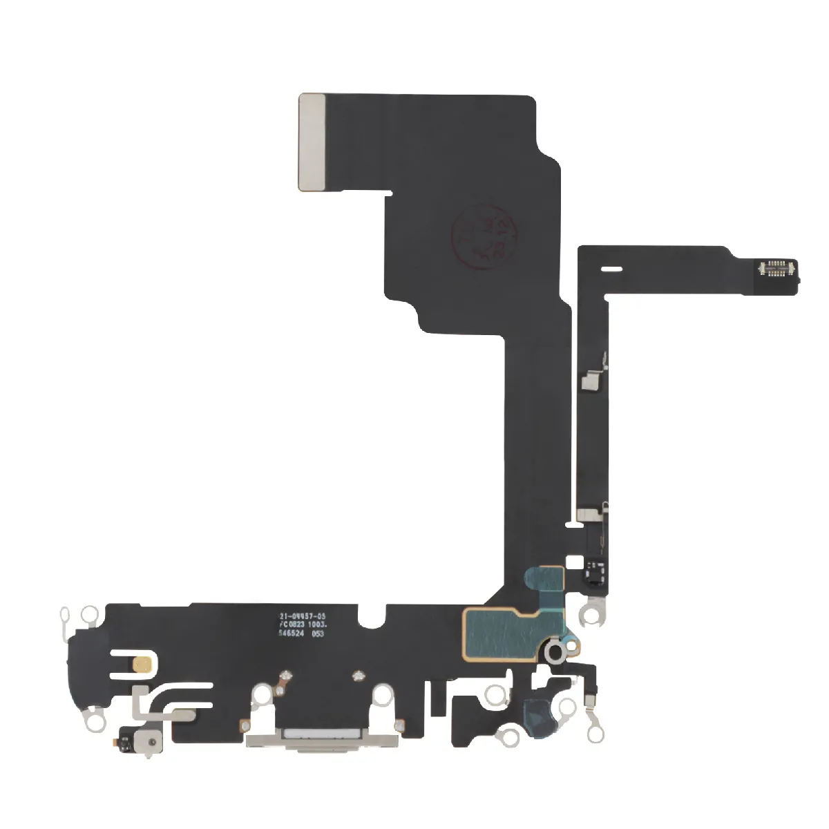 Connecteur de charge Lightning Clapio pour iPhone 15 Pro Gris