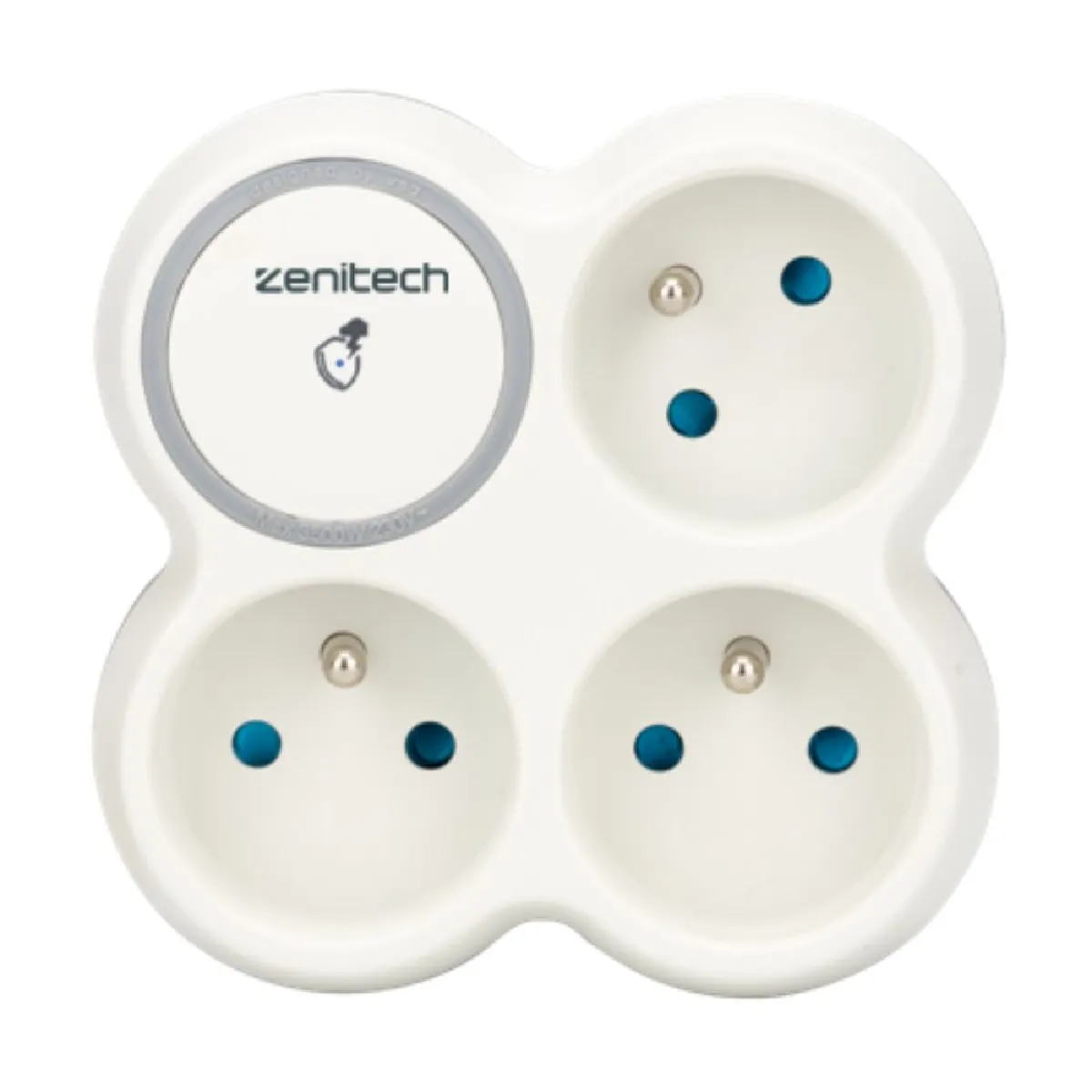 Zenitech - Multiprise Parafoudre - 2P+T - Blanc - Image 3