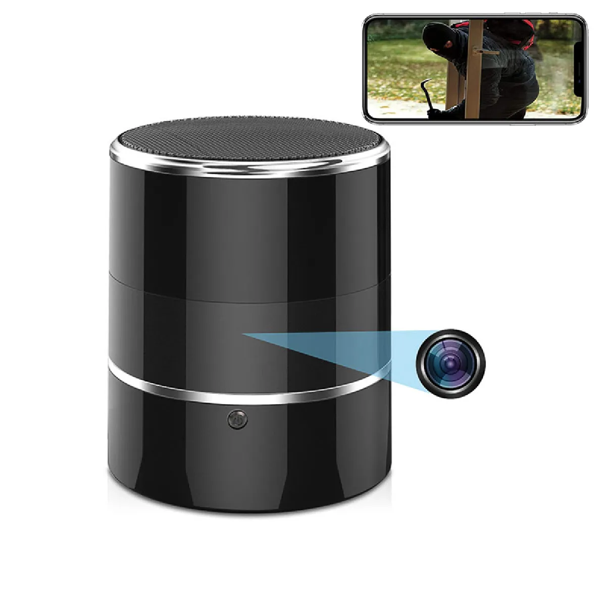 Yonis Enceinte Caméra Espion 1080P Wifi