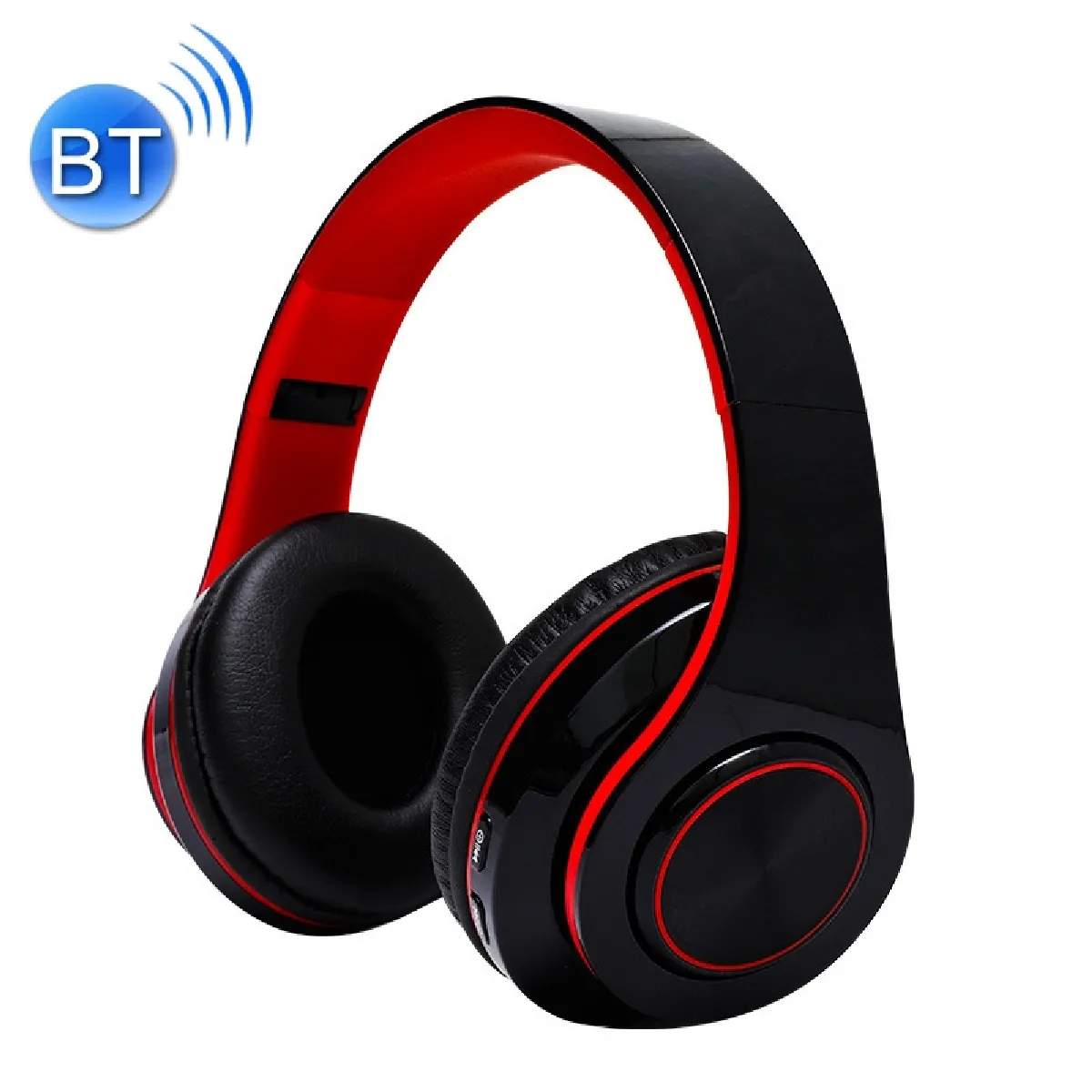 Yonis Casque Bluetooth V5.0 Sans Fil Autonomie 120H Compatible Android Apple + Sd 16Go