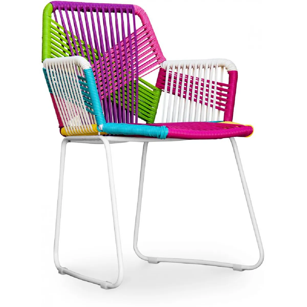 Chaise d'extérieur avec accoudoirs Chaise de jardin Frony - vue 2