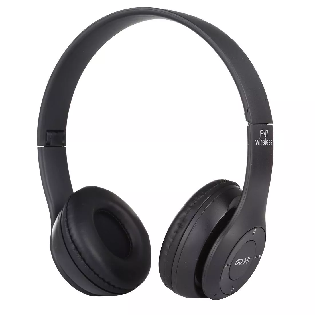 YONIS Casque Bluetooth Pliable Sans Fil, Support MP3 FM Appel, Autonomie 18h
