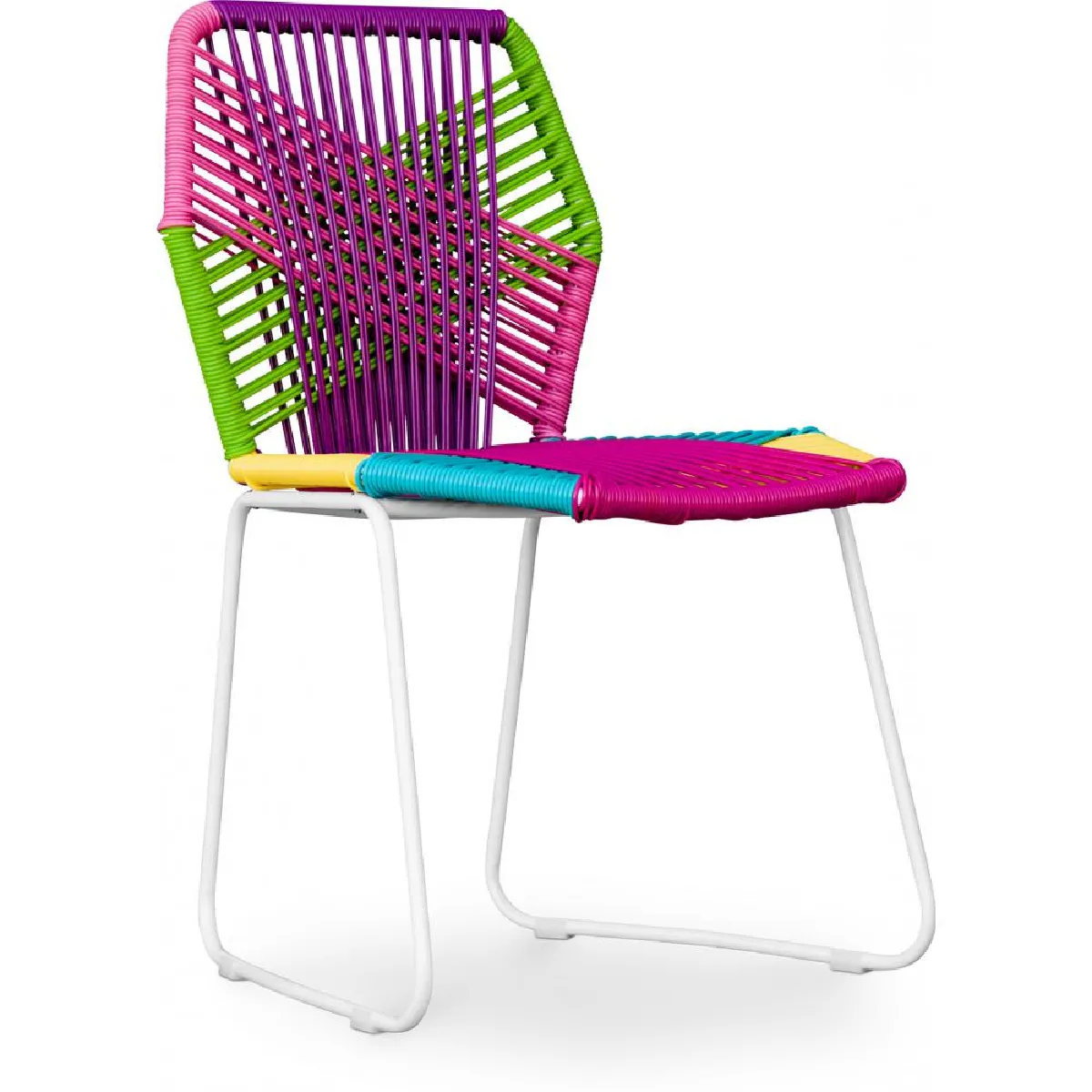 Chaise d'extérieur - Chaise de jardin - Multicolore - Frony Multicolore
