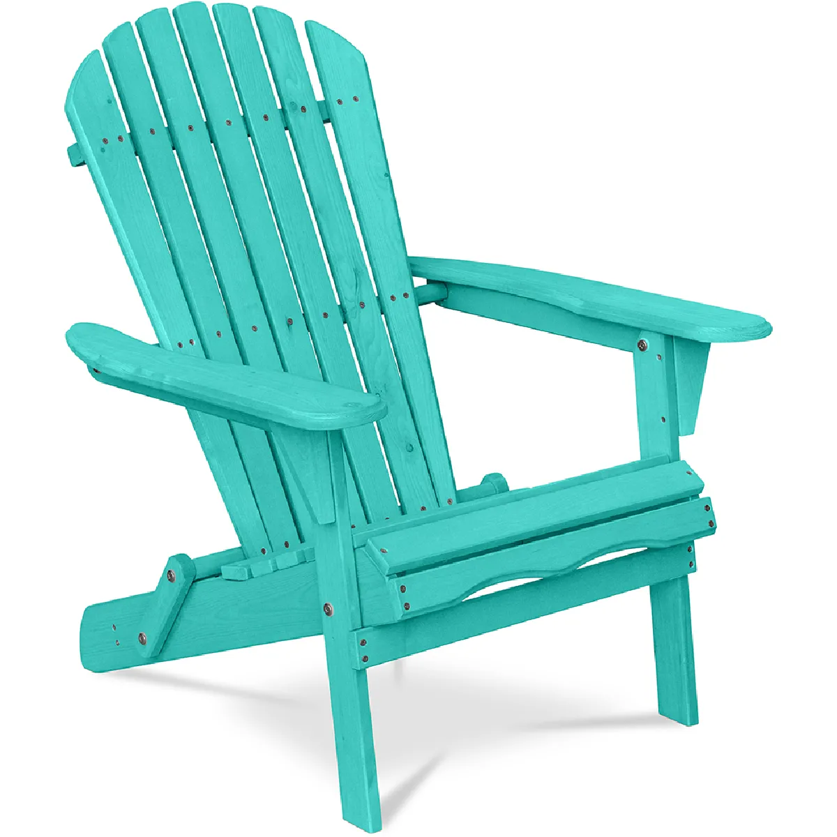 Chaise d'extérieur en bois avec accoudoirs Chaise de jardin Adirondack Adirondack - vue 2