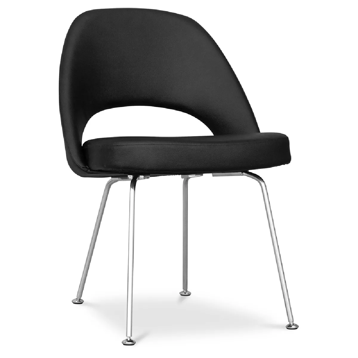 Chaise Side Executive Chair Eero Saarinen Noir Chaise Side Executive Chair Eero Saarinen Noir