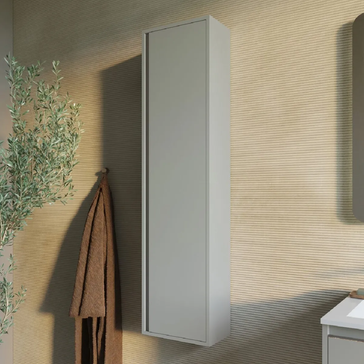 Kiamami valentina meuble haut salle de bain Monaco - Sable