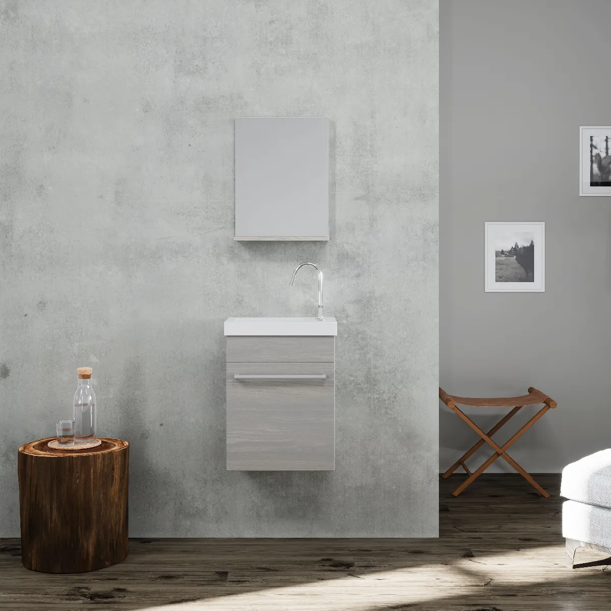 Kiamami valentina meuble haut salle de bain - vue 5