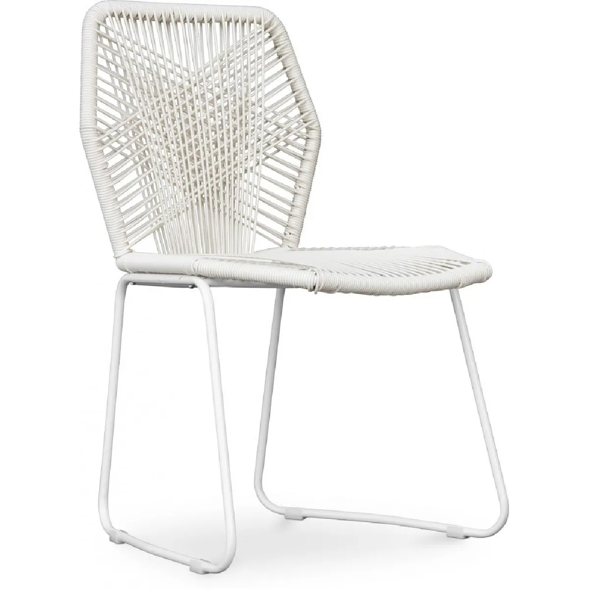 Chaise d'extérieur - Chaise de jardin - Multicolore - Frony Blanc Chaise d'extérieur - Chaise de jardin - Multicolore - Frony Blanc
