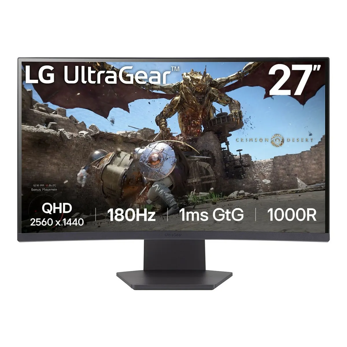 LG 27 LED UltraGear 27GS60QC B - vue 5